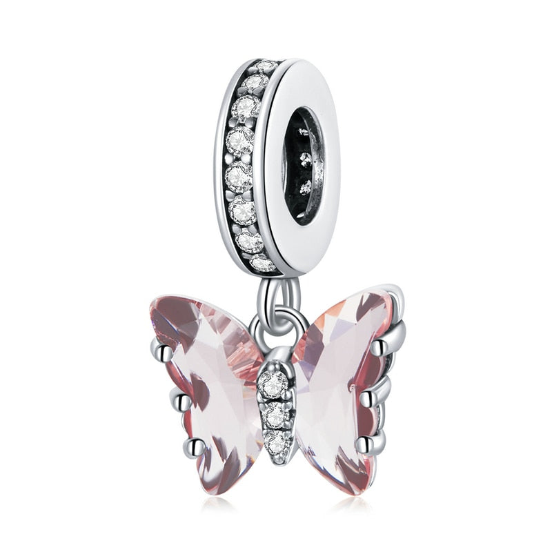 Berloques Borboletas Luxuosas - Prata 925 Argentia