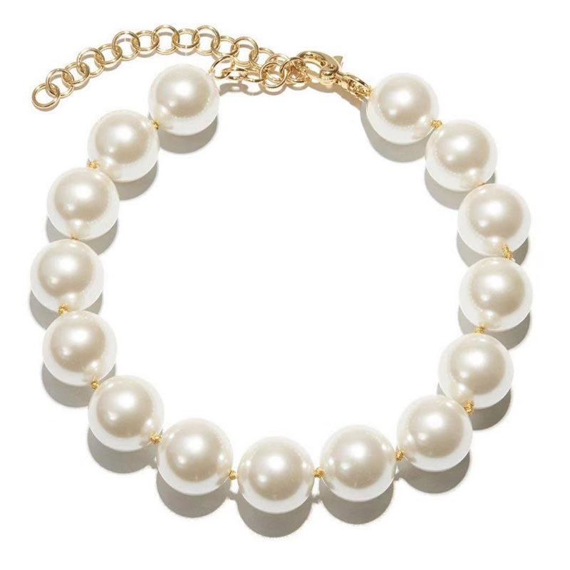 Conjunto Colar Brincos e Pulseira Pérolas Argentia