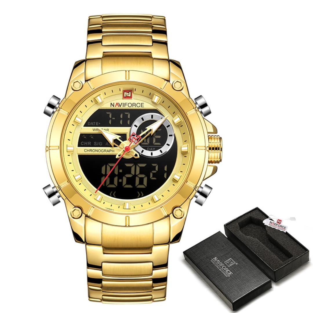 Relógio Naviforce de Luxo Original Argentia