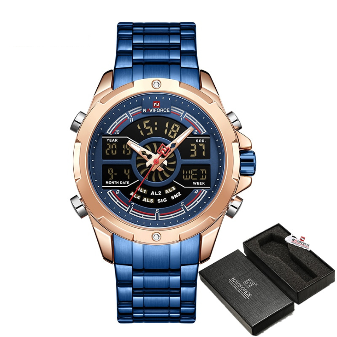 Relógio Naviforce Aeronáutica de Luxo Argentia