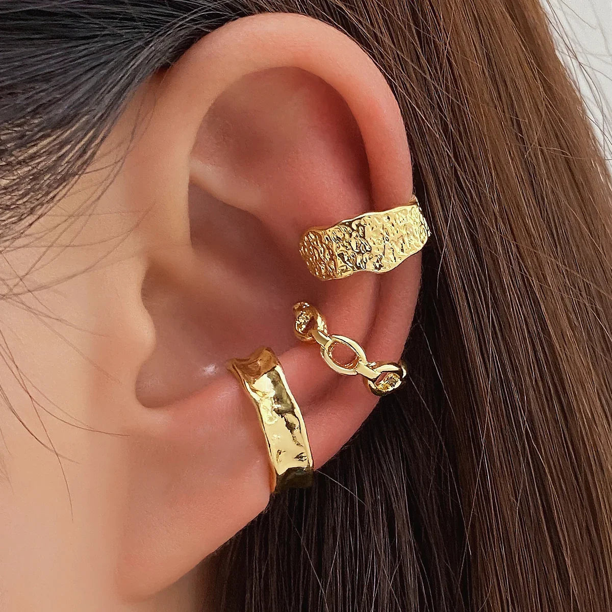 Conjunto 3 pçs Brincos Fakes Argentia