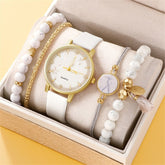 Conjunto Relógio Feminino com Pulseiras Argentia